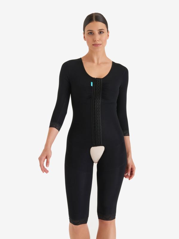 Бандаж компрессионный в виде грации-панталон, выше колен, с рукавами, 304