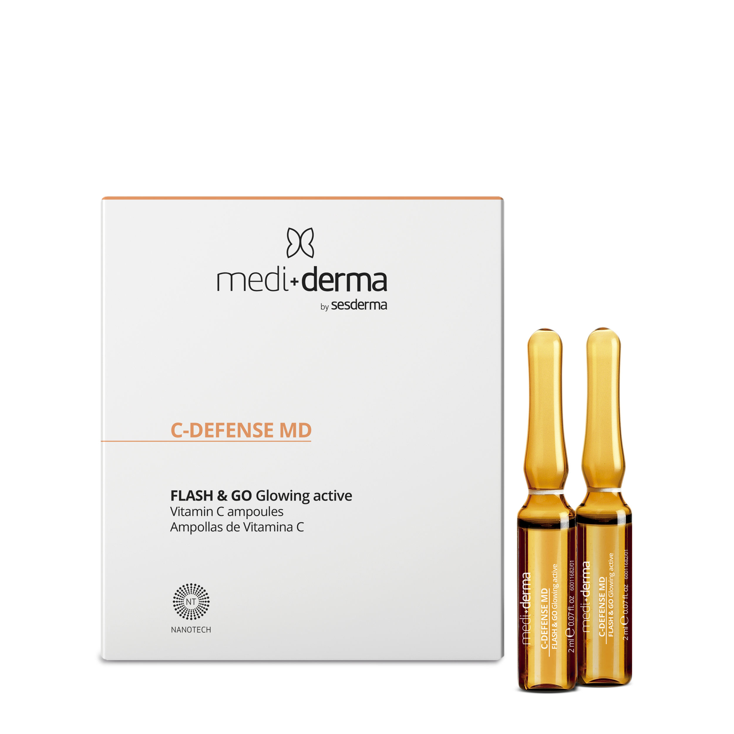 средство с витамином С ревитализирующее в ампулах Mediderma by Sesderma (медидерма)
