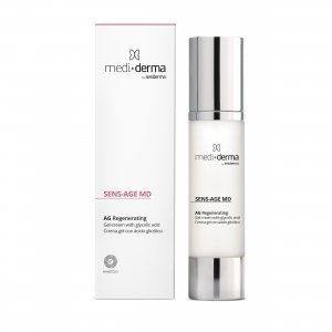 крем-гель для лица антивозрастной с гликолевой кислотой Mediderma by Sesderma (медидерма)