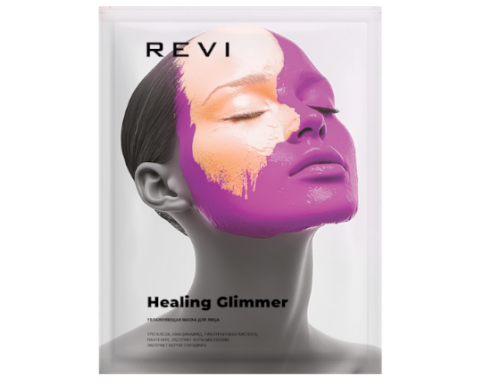 REVI COLLECTION Маска тканевая HEALING GLIMMER