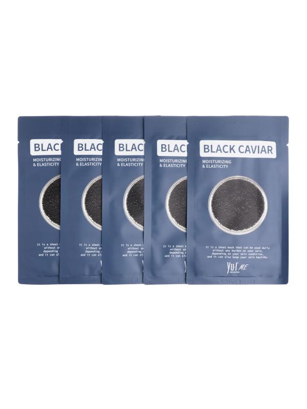 маска для лица с экстрактом черной икры Me Black Caviar Sheet Mask YU.R ME