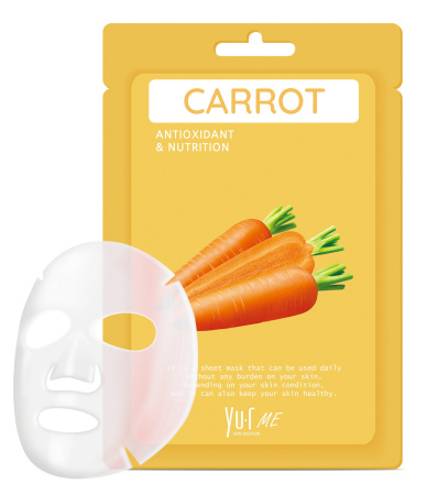 Yu.R Me Маска для лица с экстрактом моркови