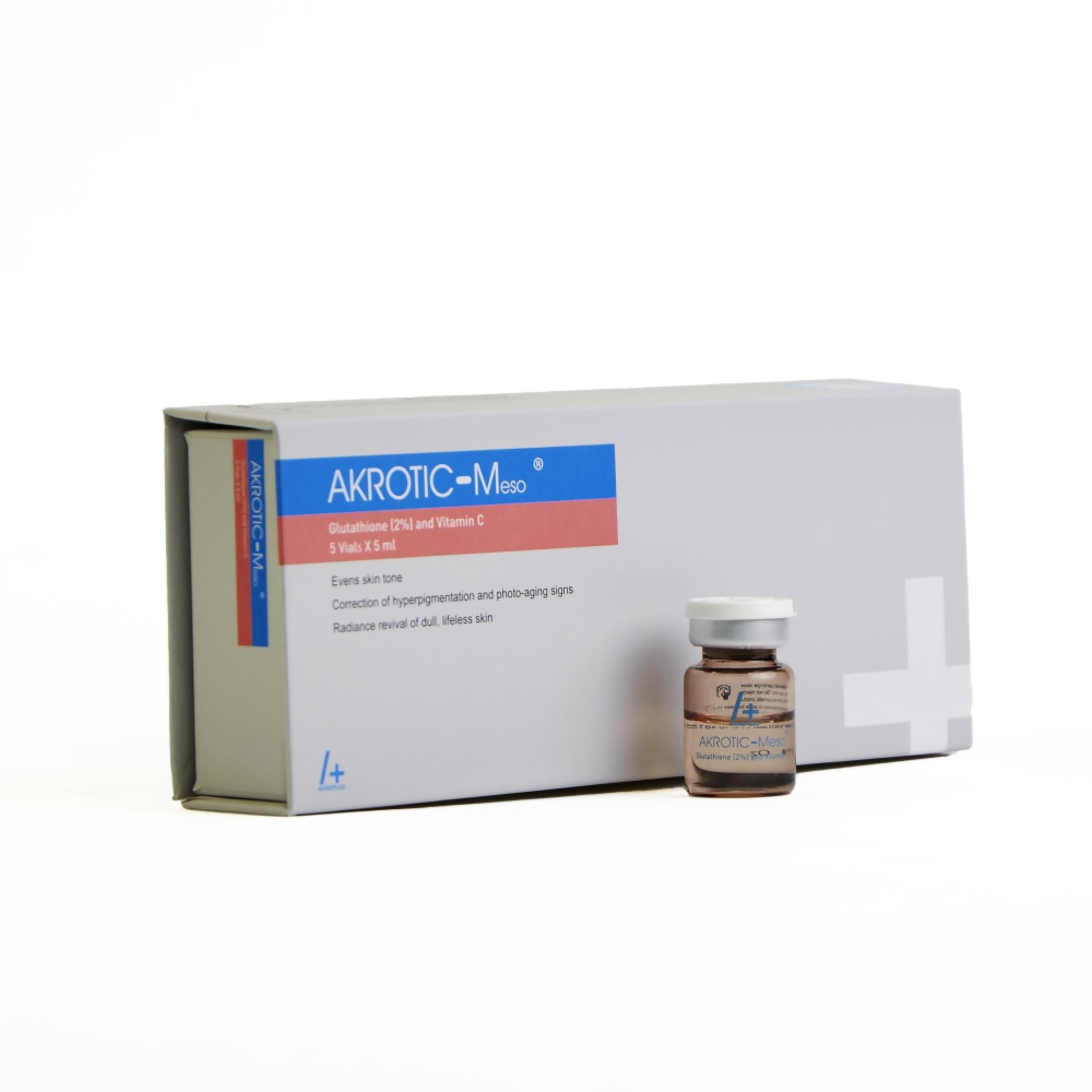 Купить сыворотку AKROTIC-MESO Glutathione + VitC (Акротик-мезо глутатион +  витамин С) в Москве